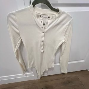Abercrombie soft rib bodysuit